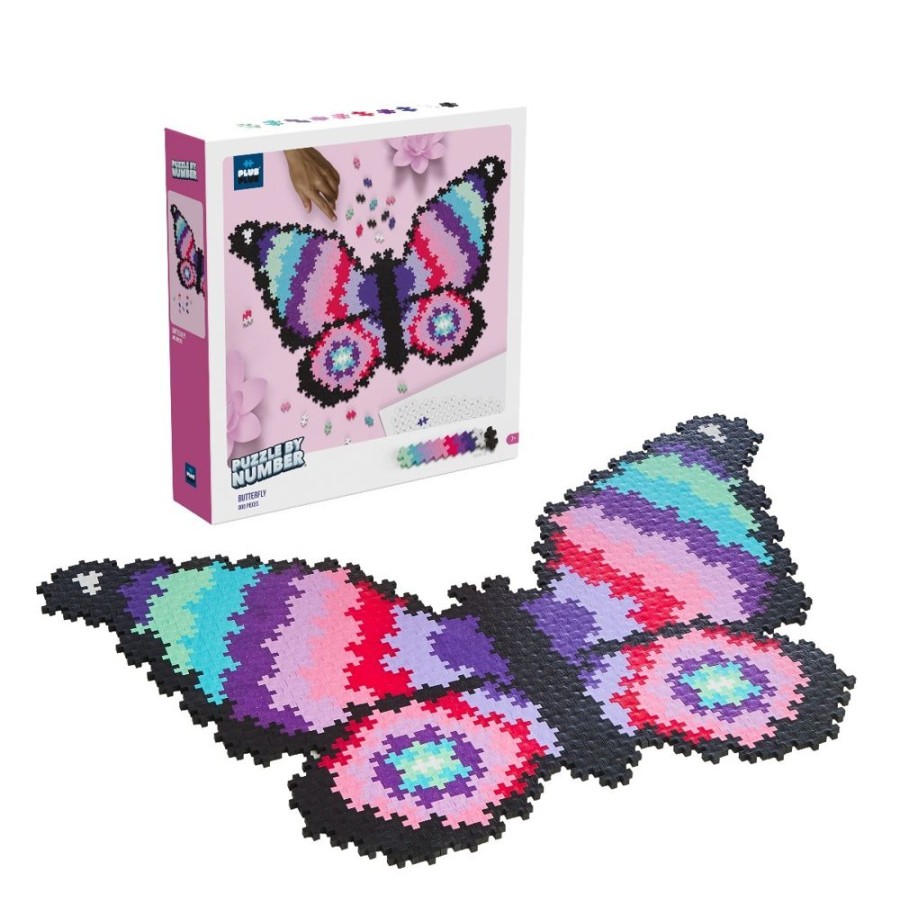 Spielzeug Plus-Plus | Plus-Plus - Puzzeln Nach Zahlen, Schmetterling,800