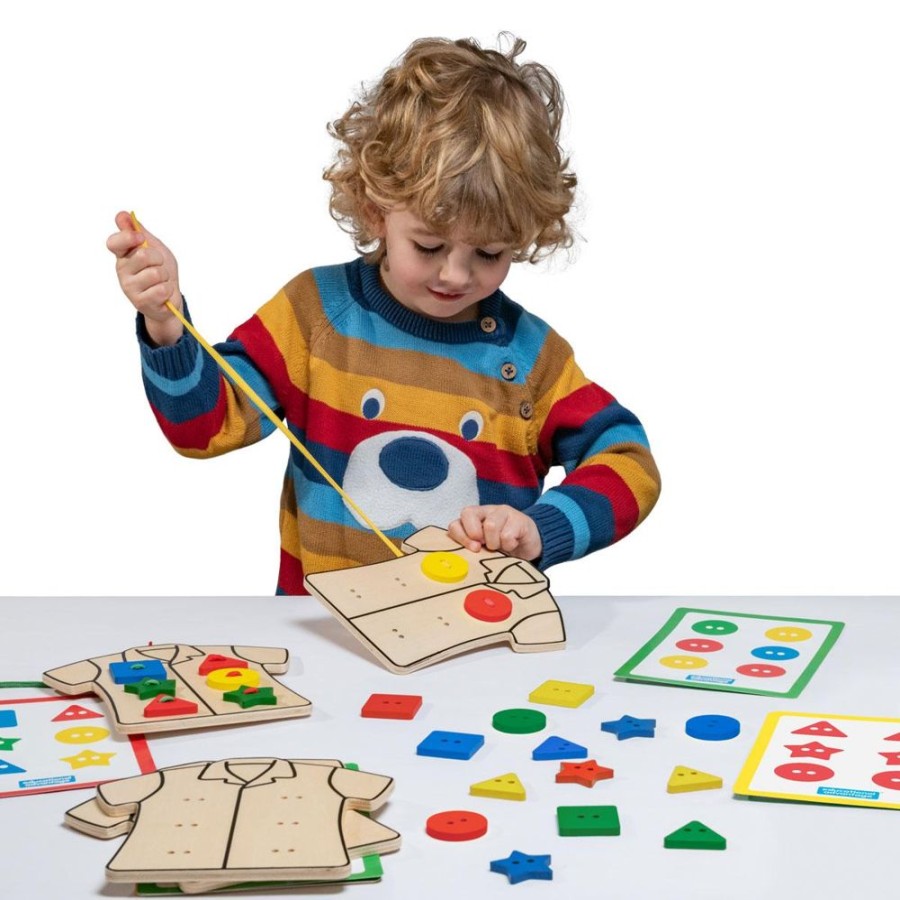 Spielzeug Educational Advantage | Knopfe Annahen - Formen, Farben, Feinmotorik