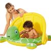 Spielzeug Wehncke | Babypool Mit Sonnendach - Schildkrote