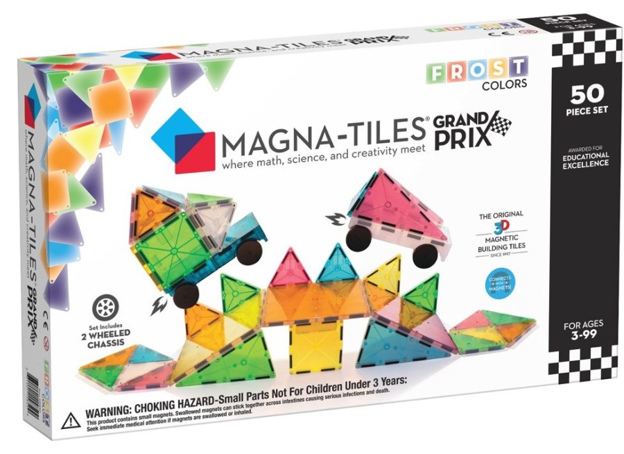 Spielzeug Magna-Tiles | Magna-Tiles Grand Prix - 50 Stk.