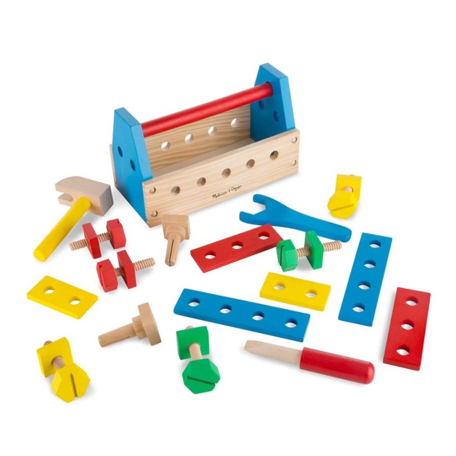 Spielzeug Melissa and Doug | Werkzeugskiste Aus Holz - Mit Inhalt