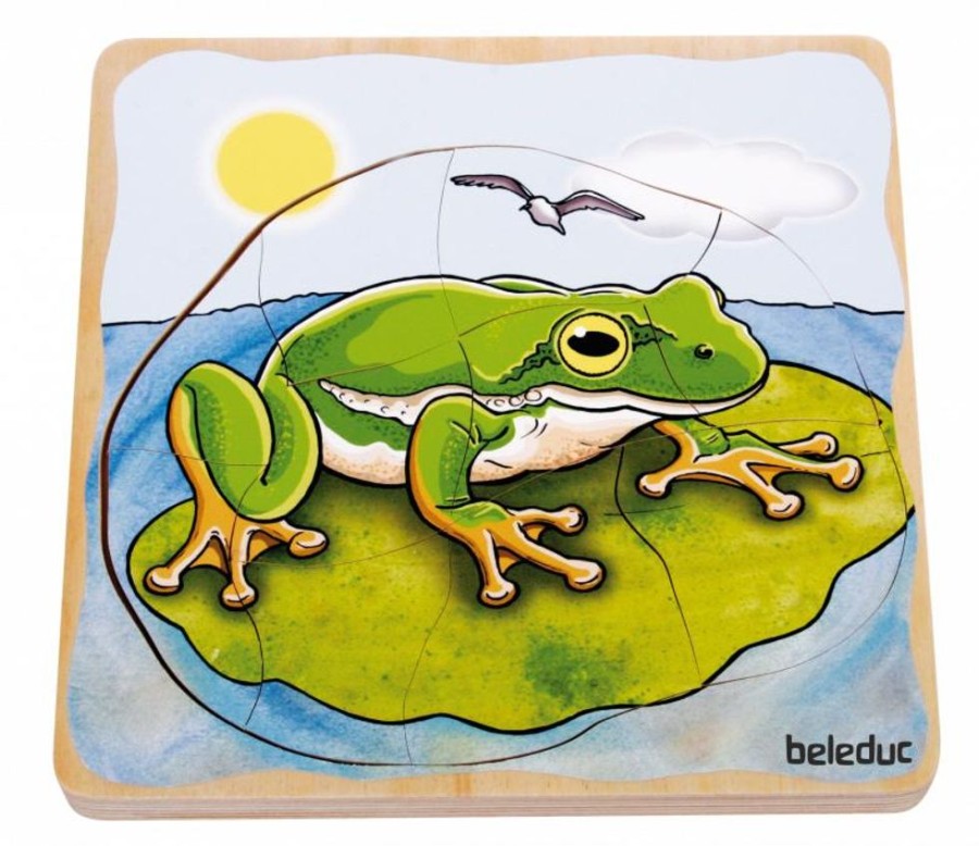 Spielzeug Beleduc | Lagenpuzzle - Frosch