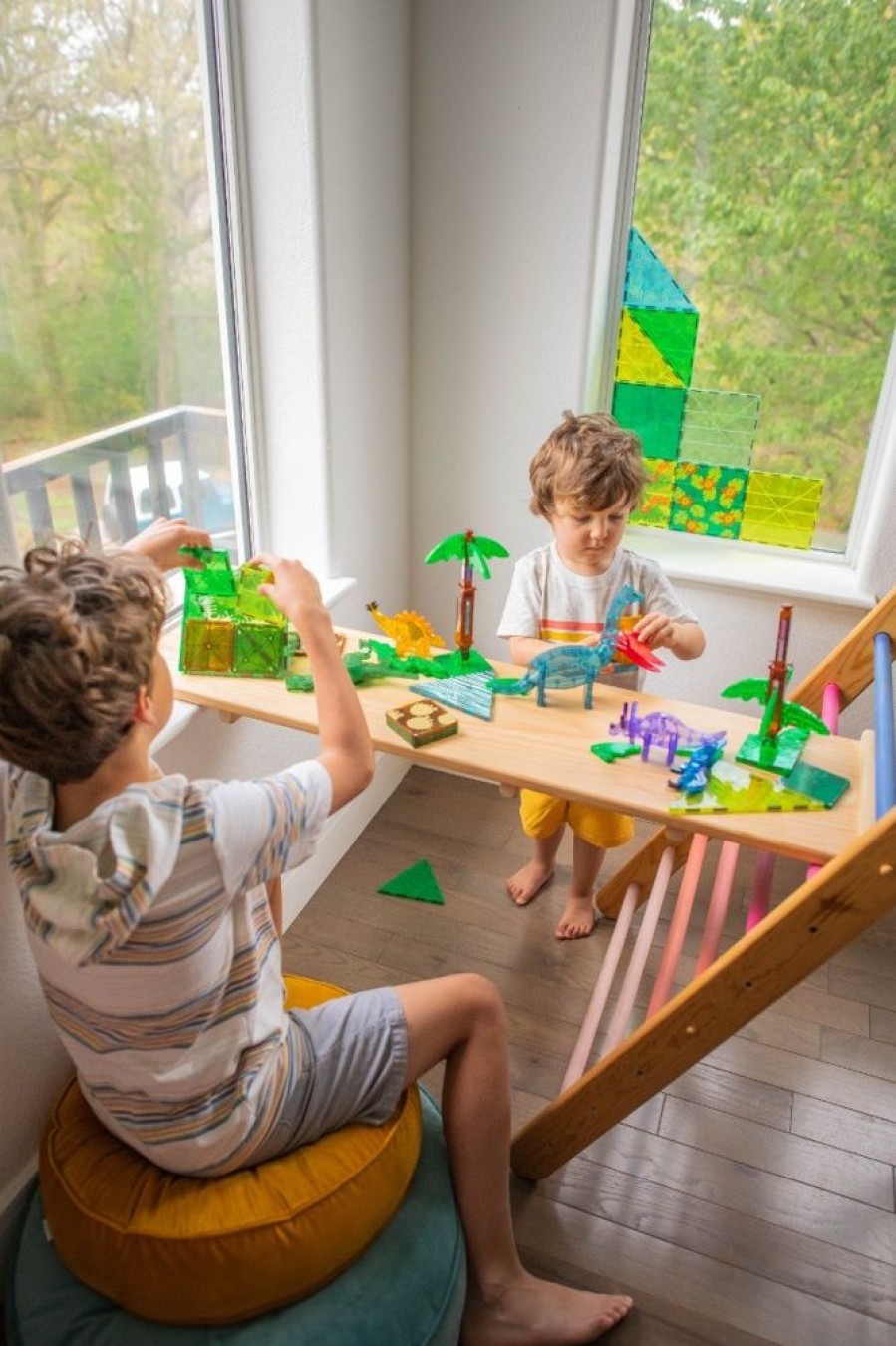 Spielzeug Magna-Tiles | Magna-Tiles - Dino World Xl, 50 Teile