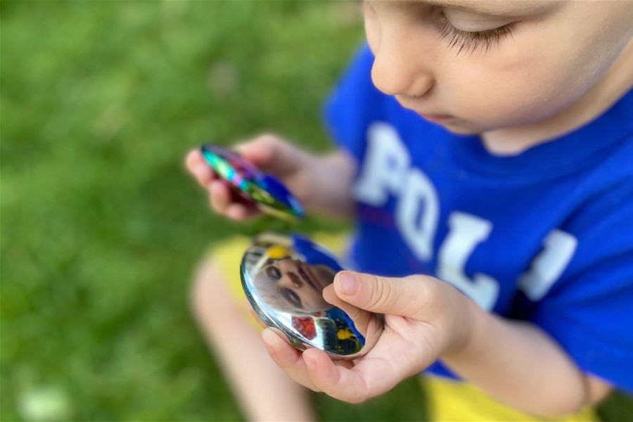 Spielzeug TickiT | Sensoriksteine Aus Stahl - Mit Klang, 3 Stk.