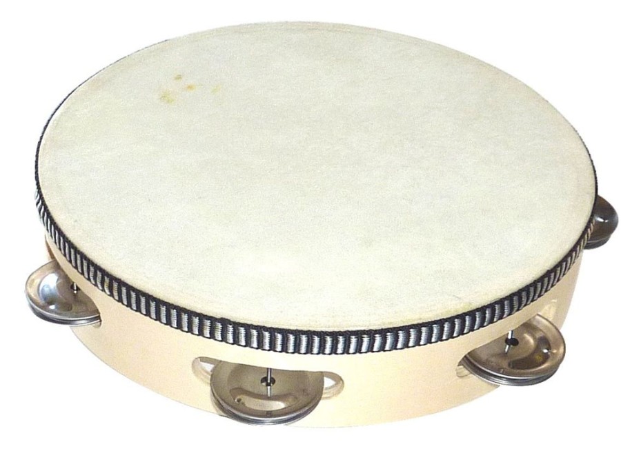 Spielzeug ToyAcademy | Tambourin Mit Fell - O 20 Cm