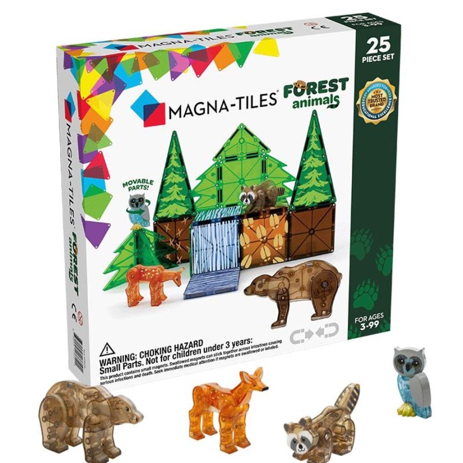 Spielzeug Magna-Tiles | Magna-Tiles - Leben Im Wald, 25 Teile