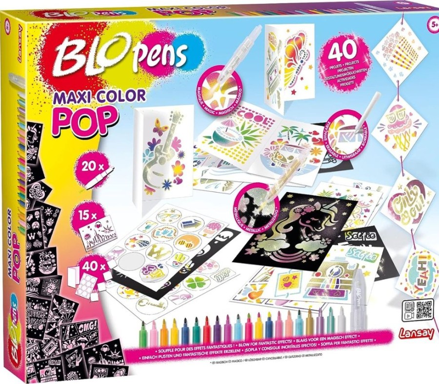 Spielzeug Blopens | Airbrush Spruhstifte - Maxi Colour Pop Set