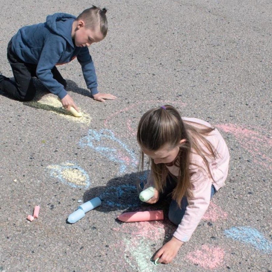 Spielzeug Playbox | Strasenmalkreide Im Eimer, 20 Stk.