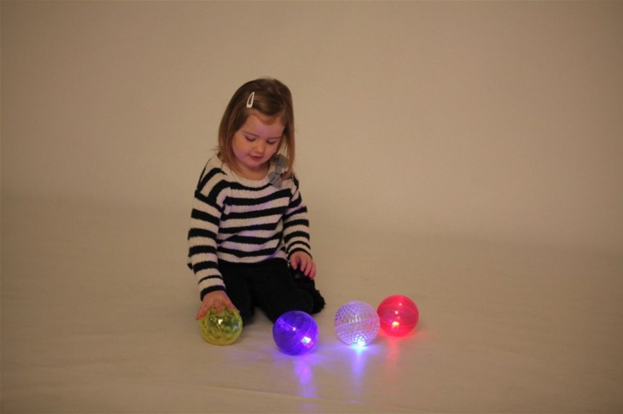 Spielzeug TickiT | Sensorische Balle Mit Led-Licht, 4 Stk.