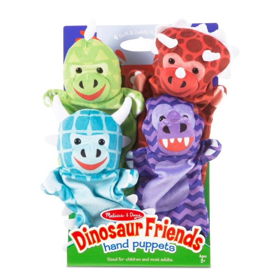 Spielzeug Melissa and Doug | Handpuppen - Dinosaurier, 4 Stk.