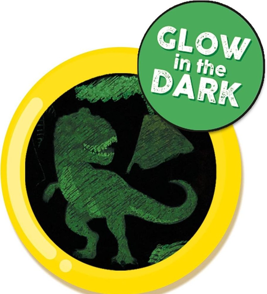 Spielzeug SES Creative | Scratch Art Kratzkunst - Glow In The Dark Dinosaur