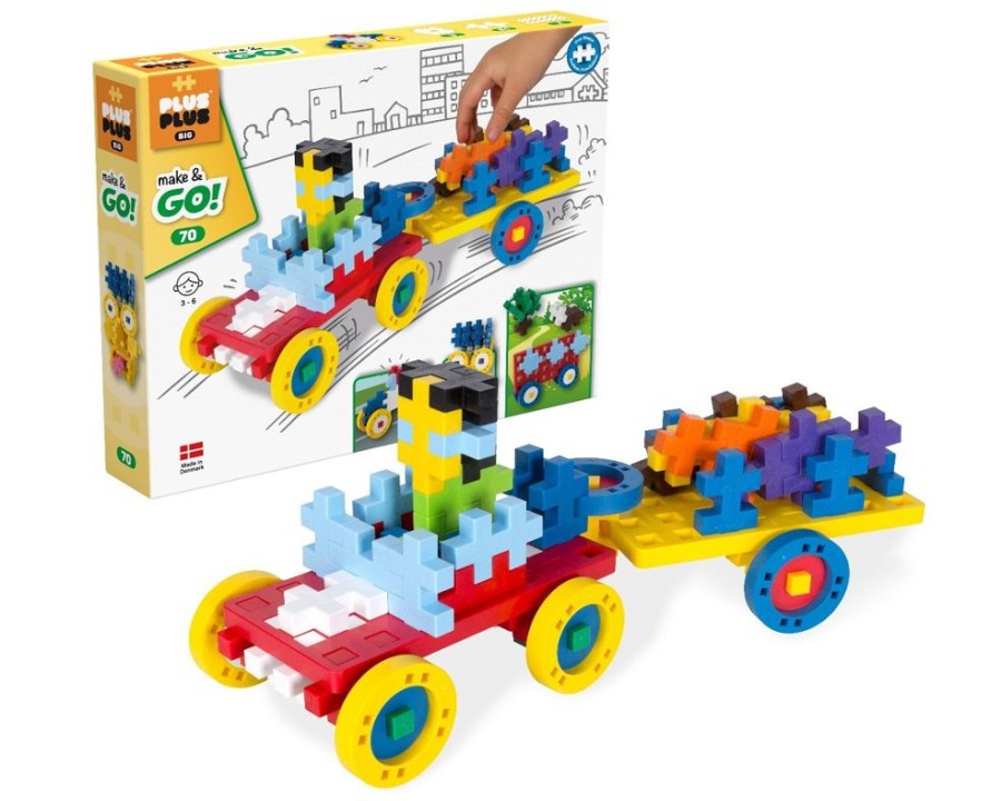 Spielzeug Plus-Plus | Plus-Plus Big - Make & Go! 70 Stk