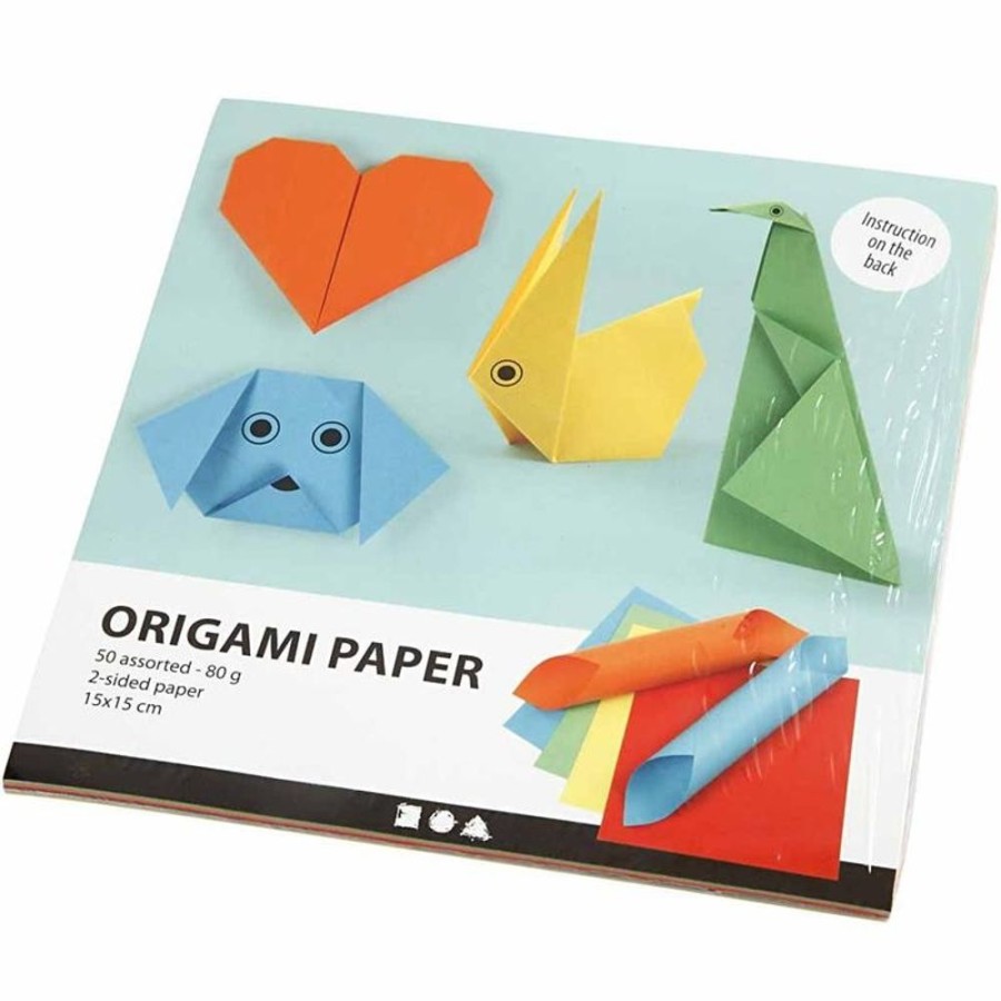 Spielzeug ToyAcademy | Origamipapier Basisfarben - 15 X 15 Cm, 10 Bogen