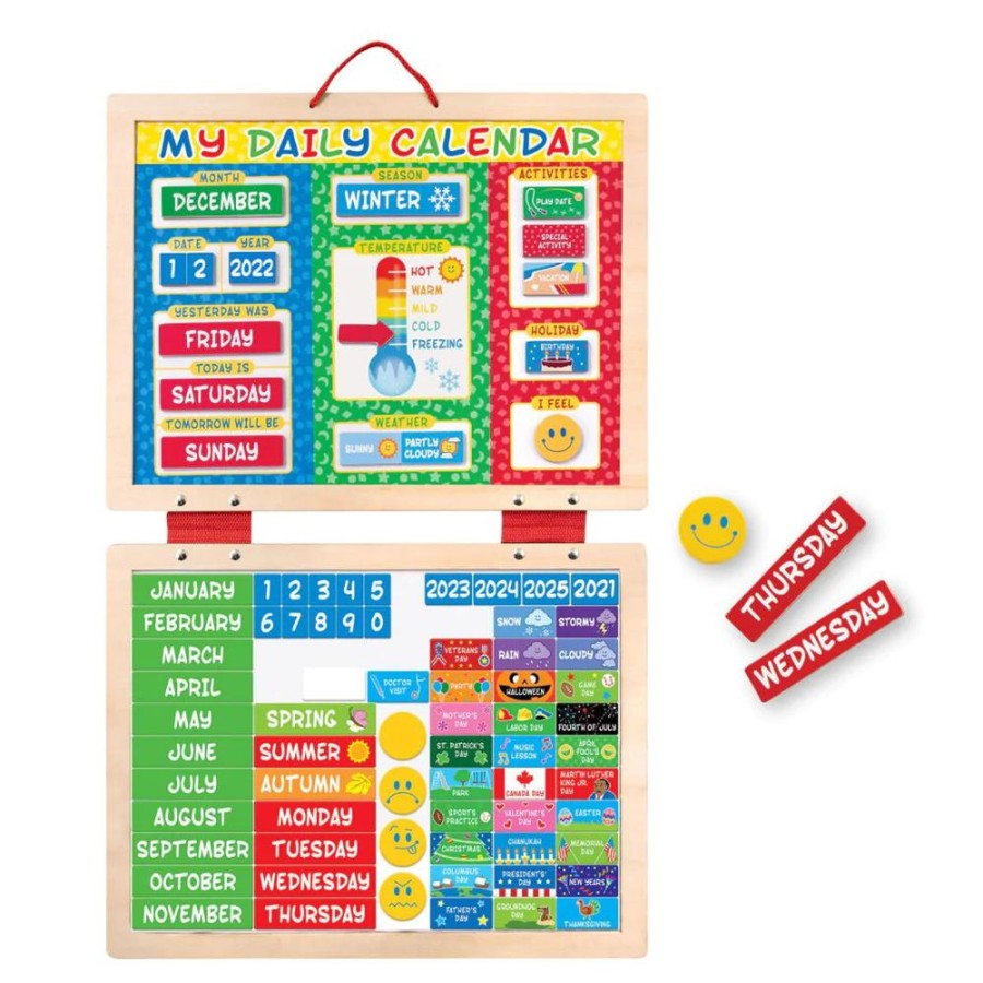 Spielzeug Melissa and Doug | Kalendertafel - Magnetisch