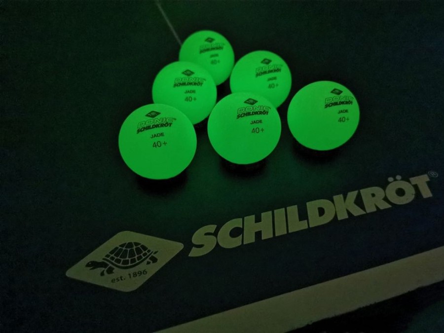 Spielzeug Donic-Schildkröt | Tischtennisballe Poly 40+, Glow 6 Stk. - O 4 Cm.