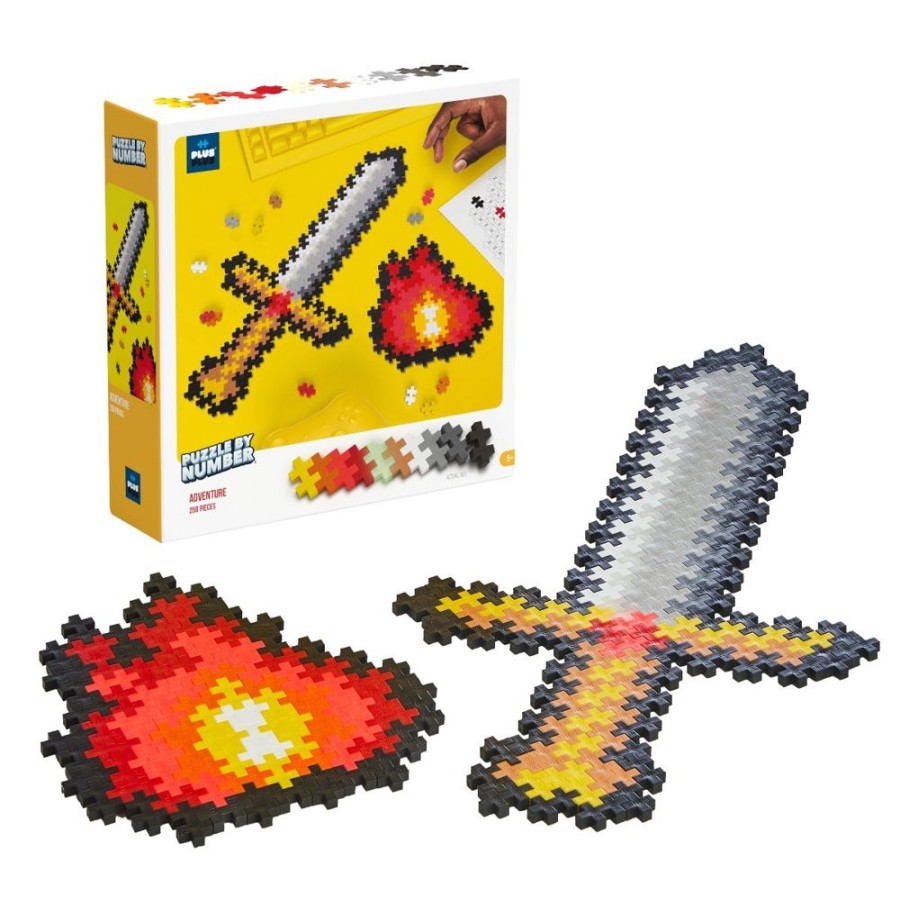 Spielzeug Plus-Plus | Plus-Plus - Puzzeln Nach Zahlen, Abenteuer, 250 T.