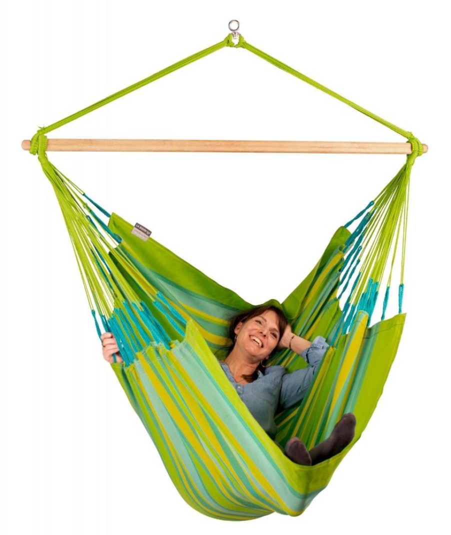 Spielzeug La Siesta | Hangesessel Kingsize - Outdoor - Lime