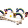 Spielzeug BS Toys | Gartenspiel - Krocket Mit Regenbogen