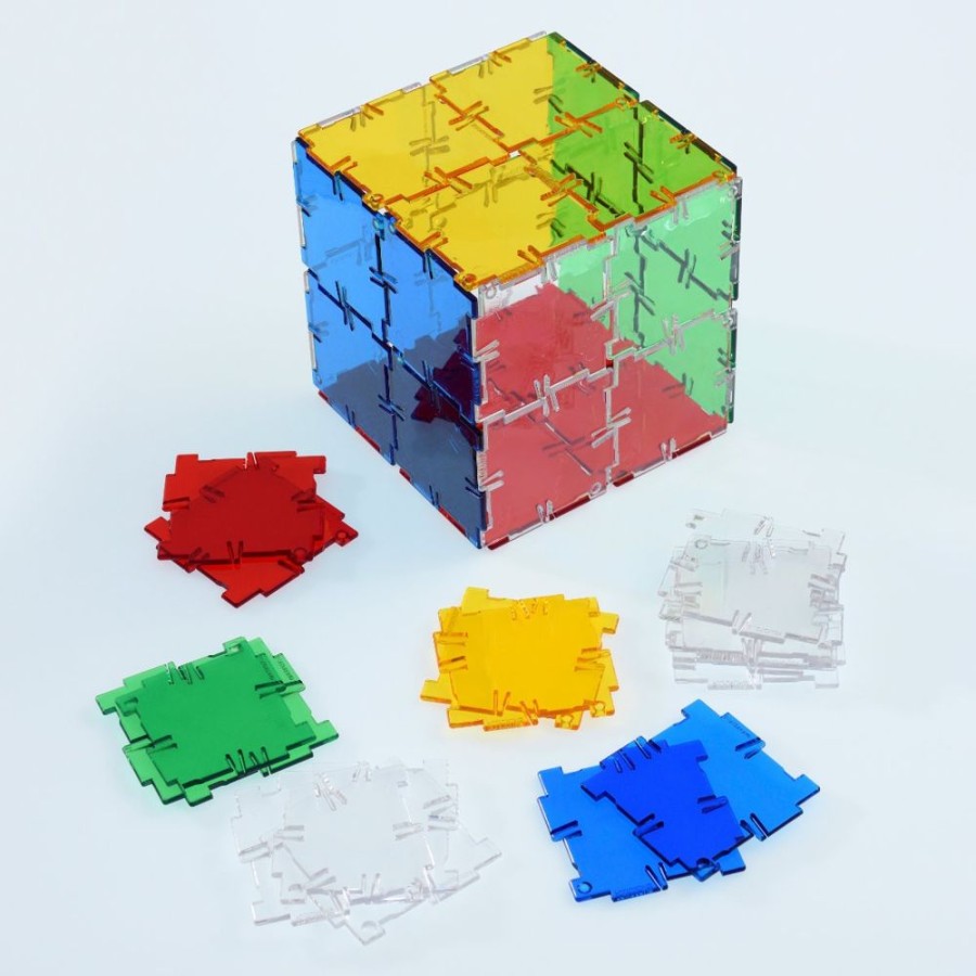 Spielzeug Polydron | Polydron Transparent Set - 164 Teile