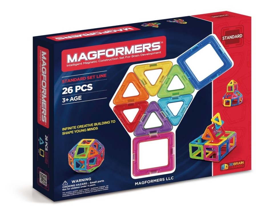 Spielzeug Magformers | Magformers Drei- Und Vierecke - 26 Stk.