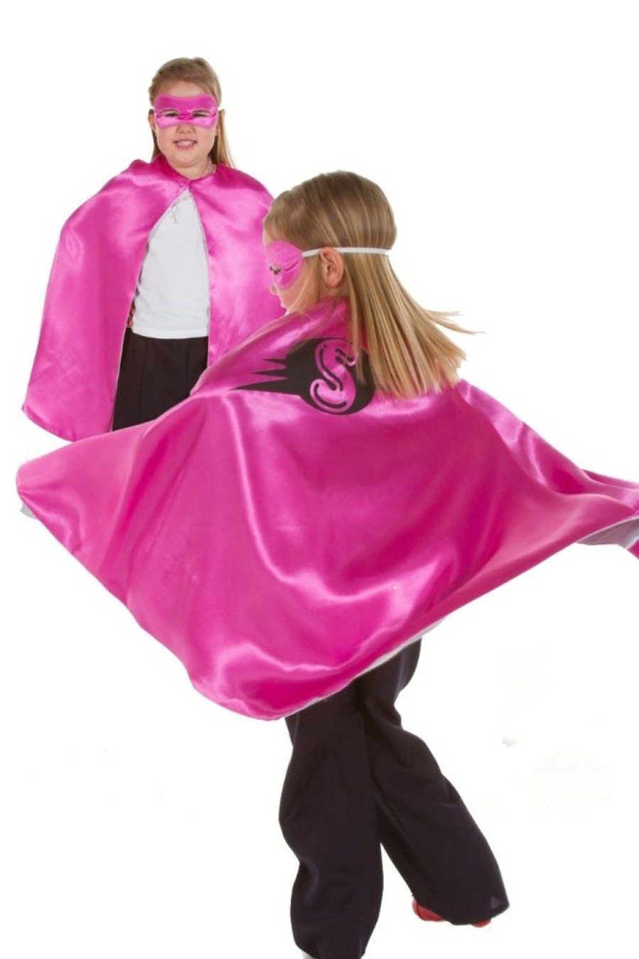 Spielzeug Pretend to Bee | Wendbares Superheldencape, Pink/Silber (3-7 J.)