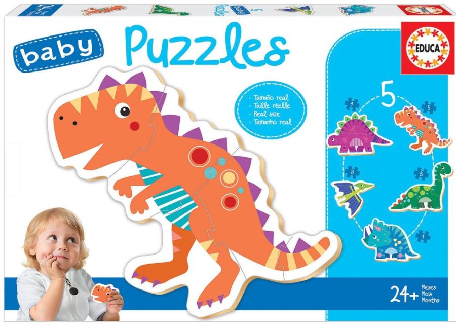 Spielzeug Educa | Puzzle M. Dinosaurier - Ab 2 Jahre