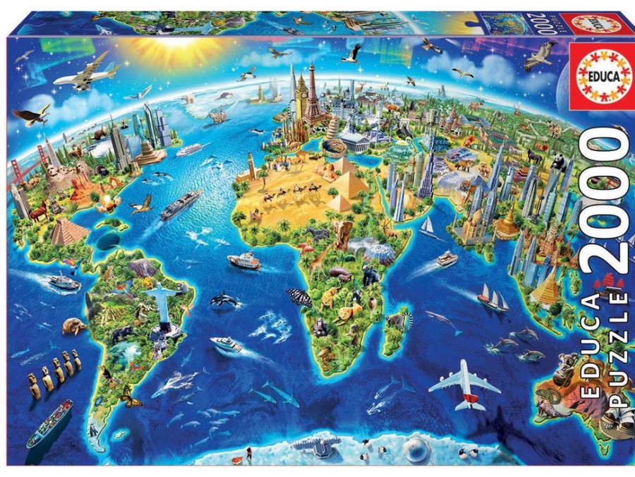 Spielzeug Educa | Puzzle Unsere Welt - 2000 Teile