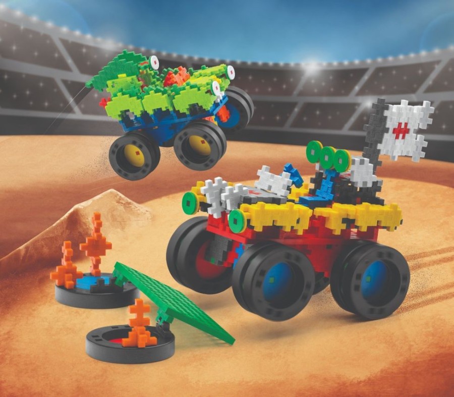 Spielzeug Plus-Plus | Plus-Plus Go! - Monster Trucks, 600 Stk