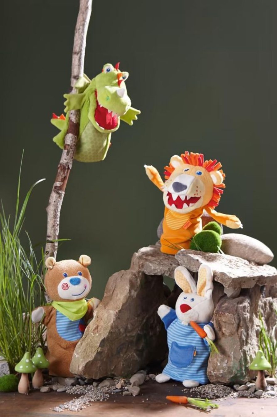 Spielzeug Haba | Handpuppe Drache Vinni (25 Cm)