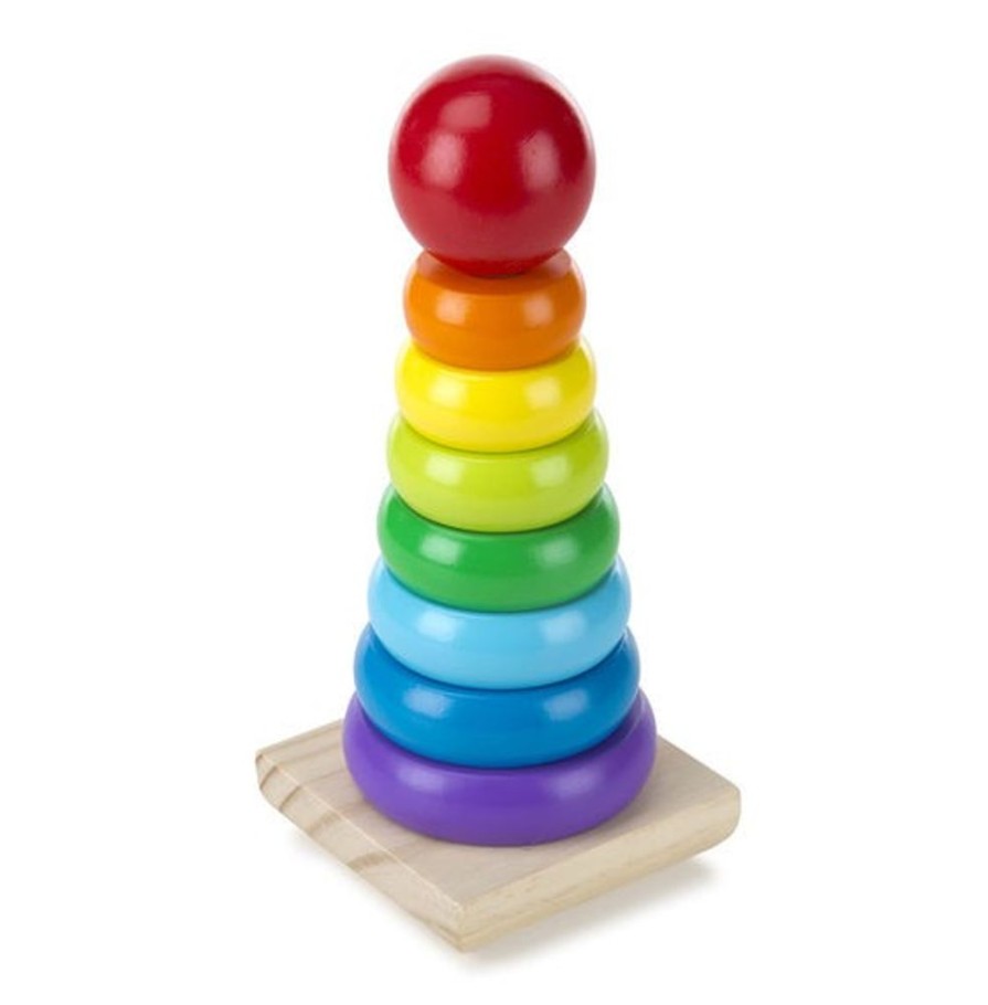 Spielzeug Melissa and Doug | Geometrischer Turm - Regenbogen