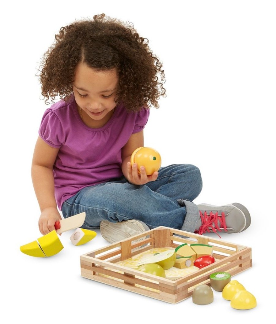 Spielzeug Melissa and Doug | Spielessen - Frucht In Der Holzkiste