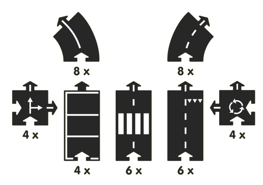 Spielzeug waytoplay | Autobahn Megaset - 40 Teile