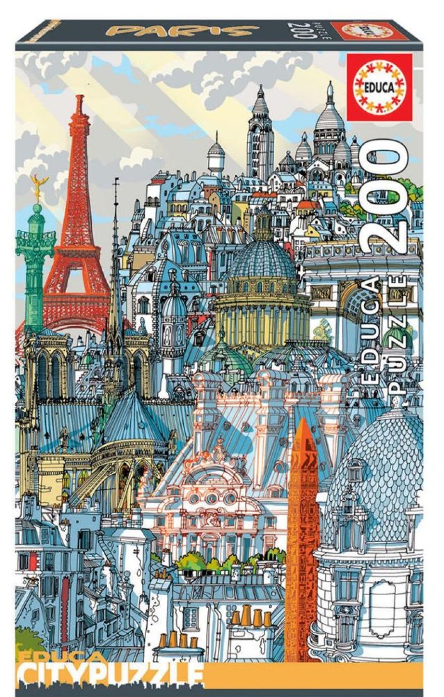 Spielzeug Educa | Puzzle, 200 Teile - Paris