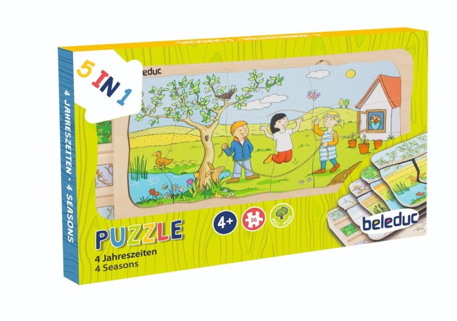 Spielzeug Beleduc | Puzzle In Schichten - Jahreszeiten