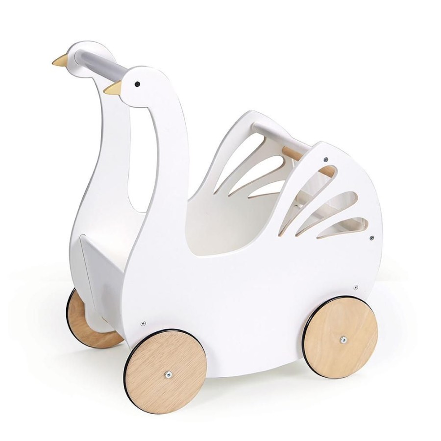 Spielzeug Tender Leaf | Puppenwagen Schwan