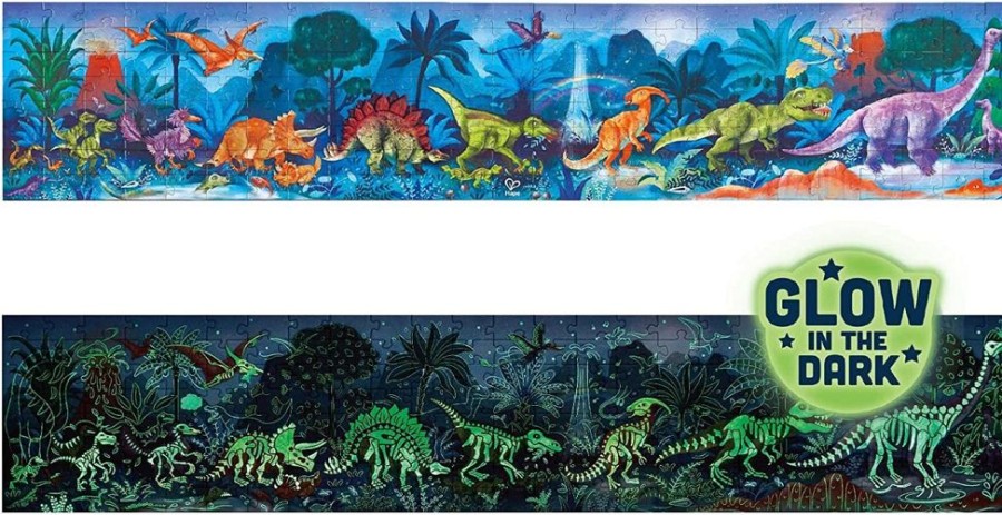 Spielzeug Hape | Glow In The Dark Riesenpuzzle Dinosaurier, 200 Stk