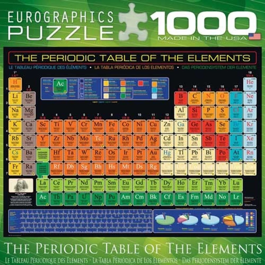 Spielzeug eurographics | Puzzle - Das Periodensystem - 1000 Teile