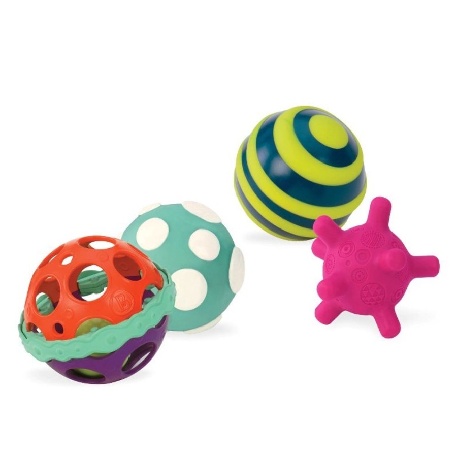 Spielzeug B. Toys | Aktivitatenballe Ball-A-Balloos - 4 Stk.