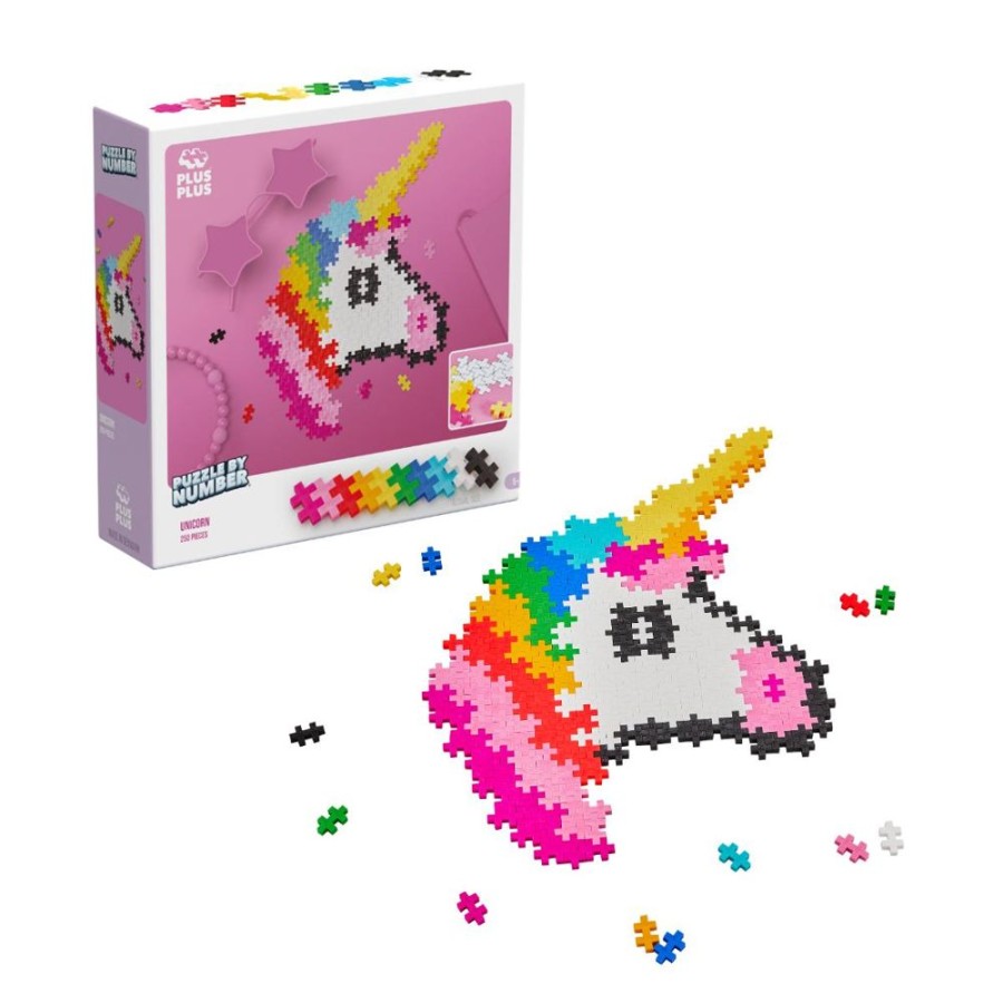 Spielzeug Plus-Plus | Plus-Plus - Puzzle By Number - Einhorn, 250 Stk.