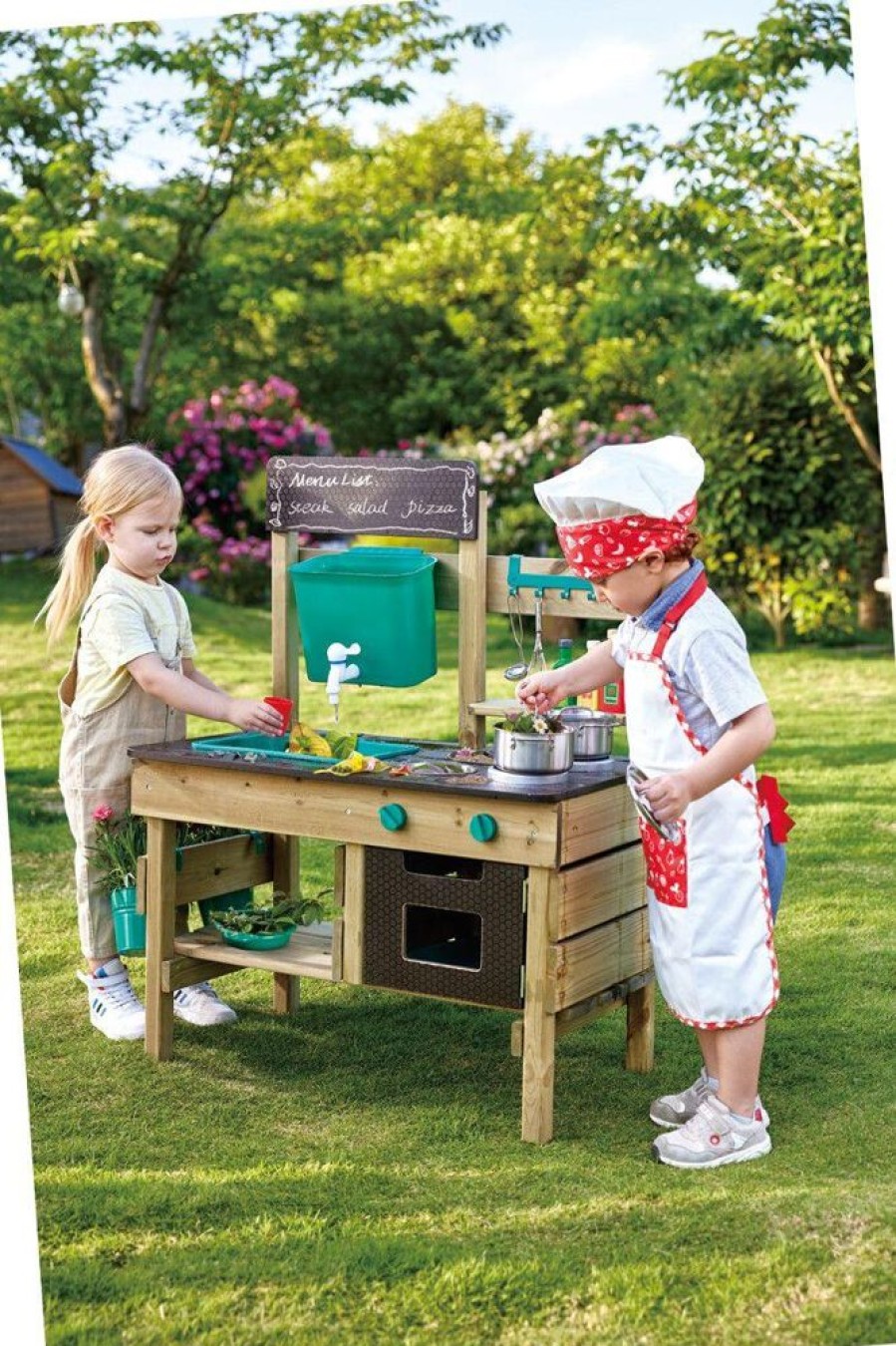 Spielzeug Hape | Outdoor Spielkuche Mit Zubehor