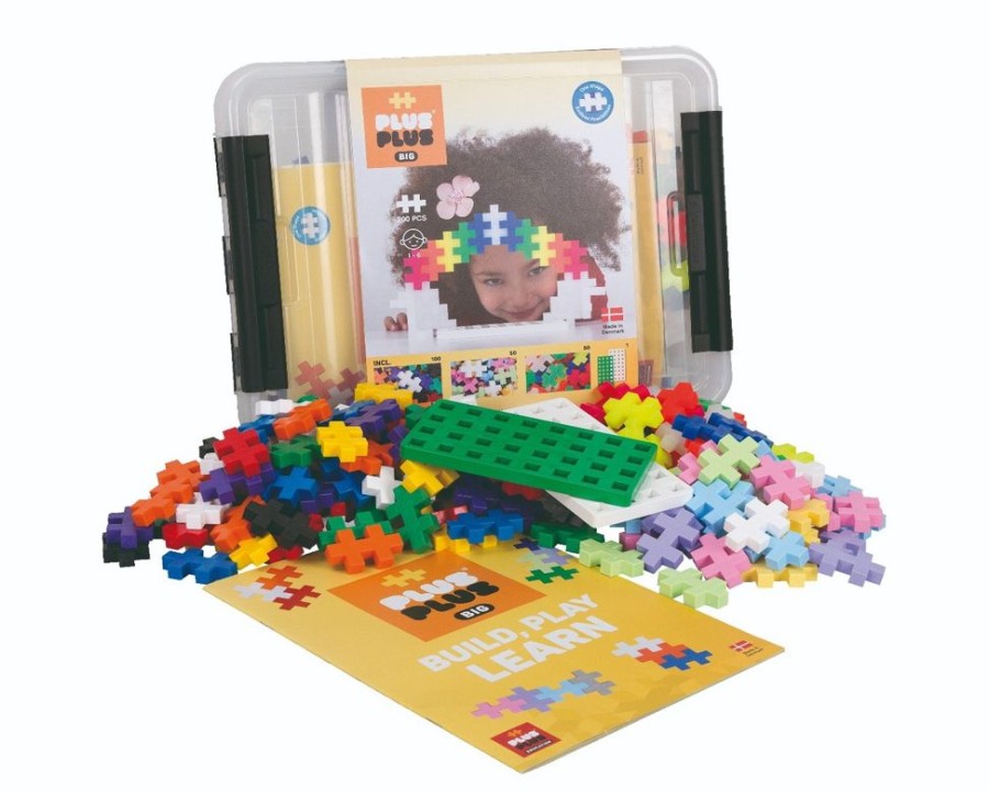 Spielzeug Plus-Plus | Plus-Plus Big Mix- Mit Plastikkiste, 200 Stk.