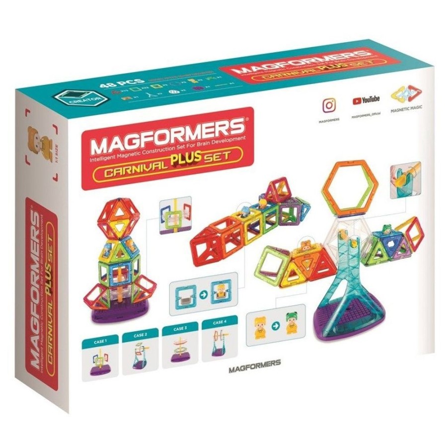 Spielzeug Magformers | Magformers 48 Teile - Tivoli Plus