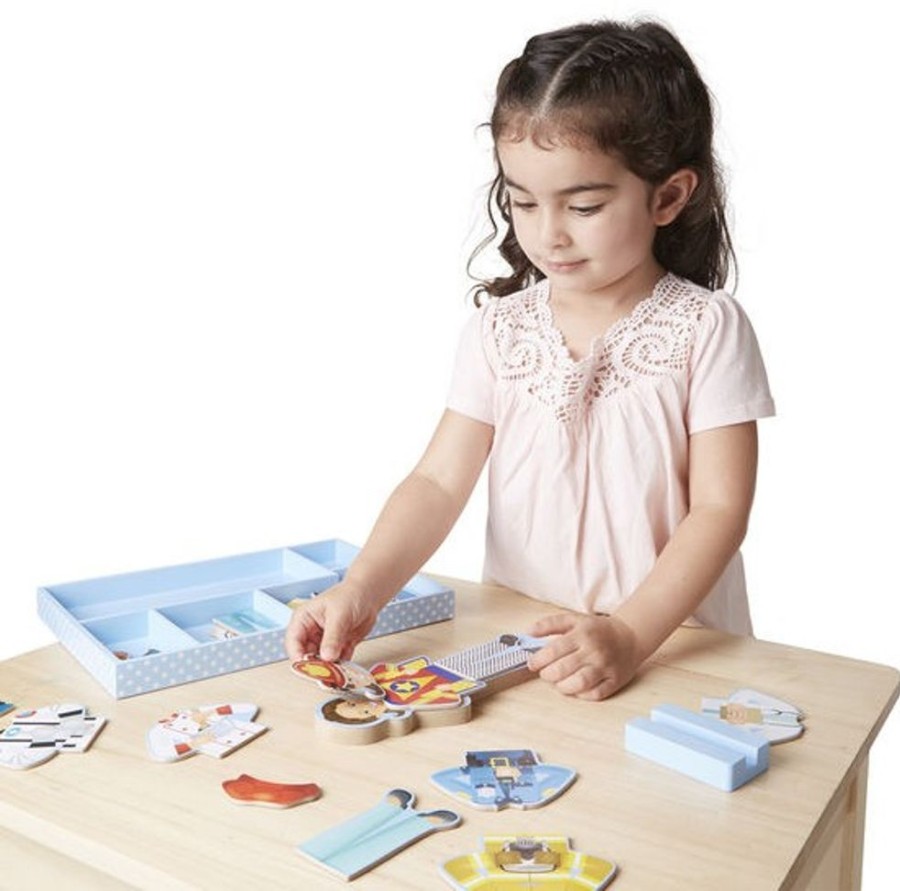 Spielzeug Melissa and Doug | Anziehpuppe Julia - Magnetisch