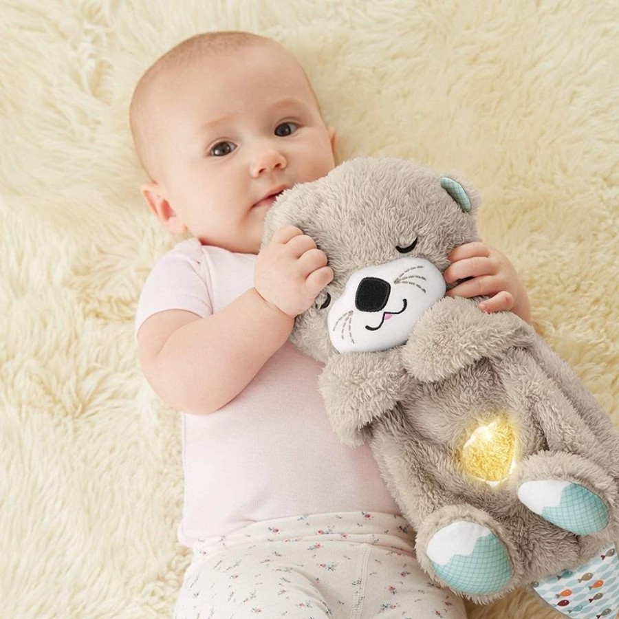 Spielzeug Fisher-Price | Kuschelotter Mit Atemzug, Licht Und Musik