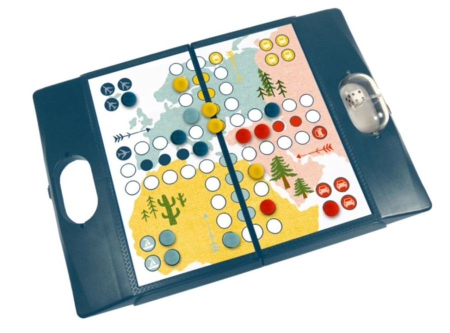 Spielzeug Spiegelburg | Reisespiel Ludo Und Leiterspiel - Magnetisch