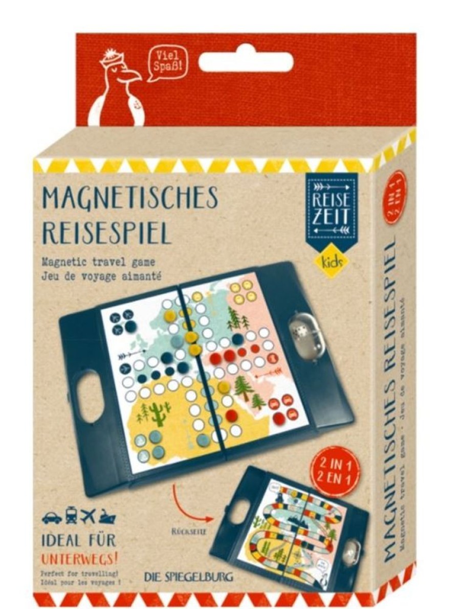 Spielzeug Spiegelburg | Reisespiel Ludo Und Leiterspiel - Magnetisch