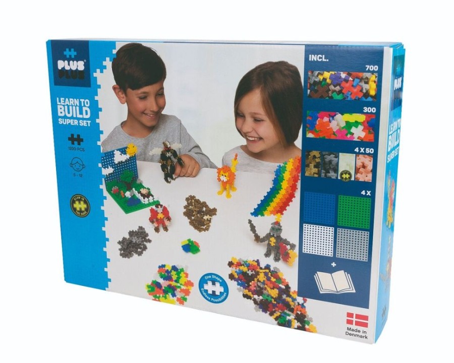 Spielzeug Plus-Plus | Plus-Plus Basis - Lern Zu Bauen Mega, 1200 Stk.