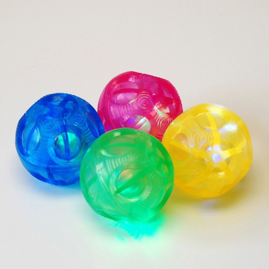 Spielzeug TickiT | Flummi Mit Blinklicht, 4 Stk