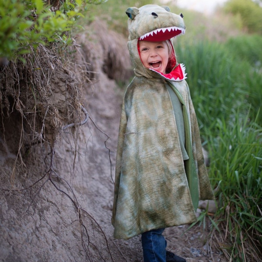 Spielzeug Great Pretenders | T-Rex - Umhang Mit Klauen, Grun - Gr. 4-6 J.