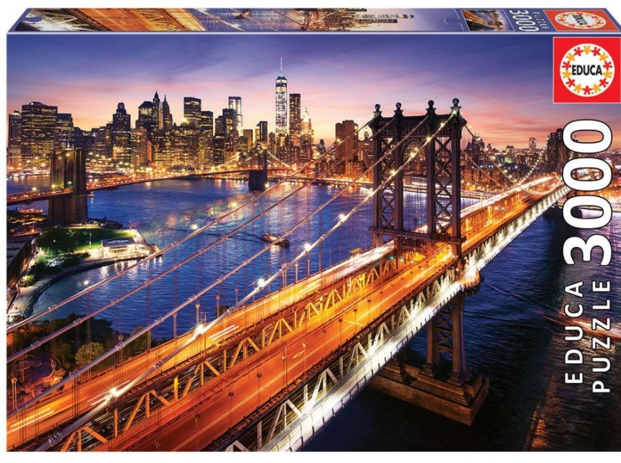 Spielzeug Educa | Puzzle - Manhattan Skyline, 3000 Teile